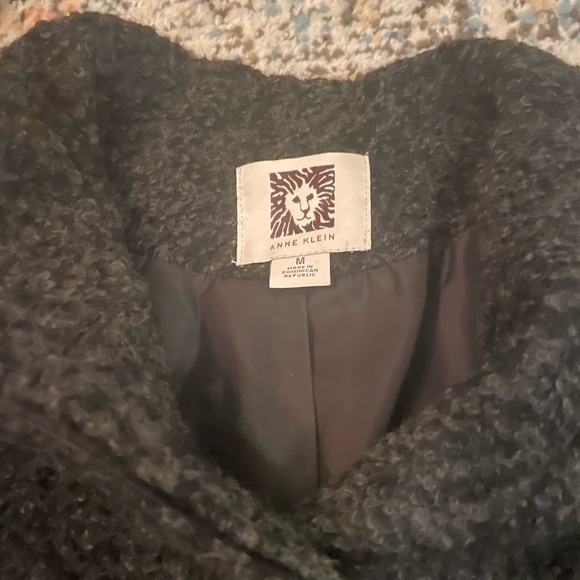 Anne Klein Wool button down coat peacoat - Picture 2 of 4